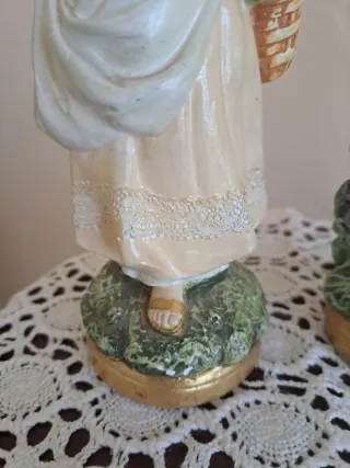 Figuras Capodimonte Niña y Niño