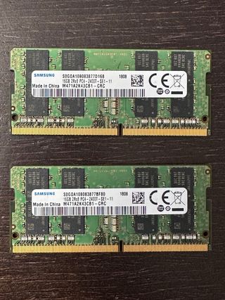 2x Samsung 16GB DDR4 RAM 2400MHz