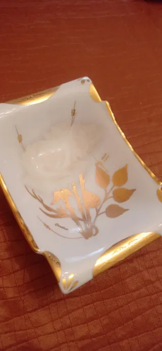 Svuota tasche porcellana e oro