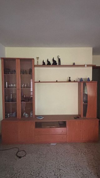 Mueble Comedor Vidriera Madera y Cristal