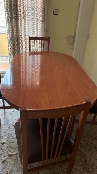 Mueble Comedor Vidriera Madera y Cristal