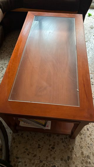 Mueble Comedor Vidriera Madera y Cristal