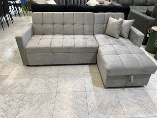 Sofá Cama Chaise Longue Gris Click Clack