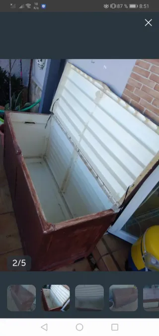 Baúl exterior de almacenaje