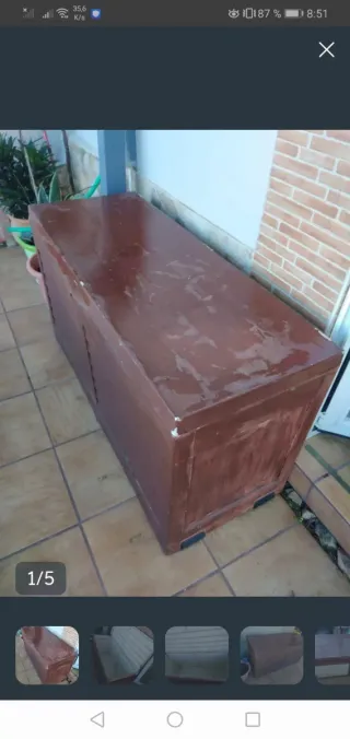 Baúl exterior de almacenaje