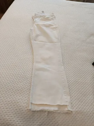 Calças Zara Brancas Tamanho 40