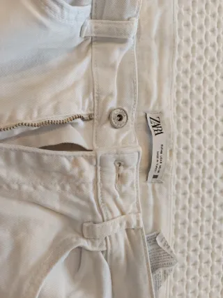 Calças Zara Brancas Tamanho 40