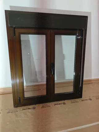 4 Ventanas aluminio bronce