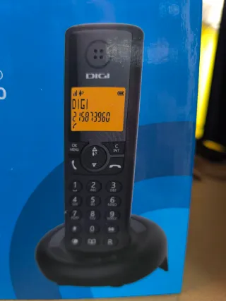 Teléfono Inalámbrico DIGI con Pantalla Retroilumin