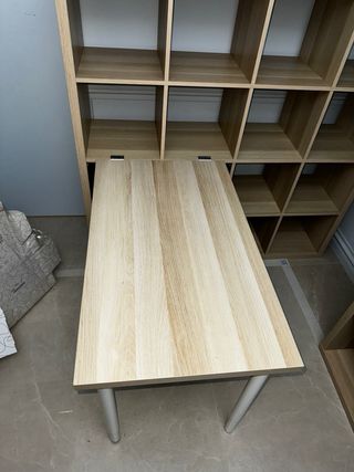 Estantería IKEA KALLAX + Mesa Plegable