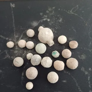 Proyectiles y molde guerra napoleónica