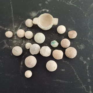 Proyectiles y molde guerra napoleónica