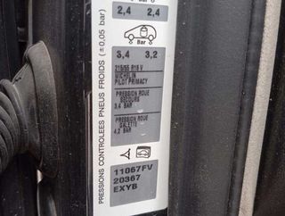 Cinturón seguridad citroen 446399 c4 picasso sx