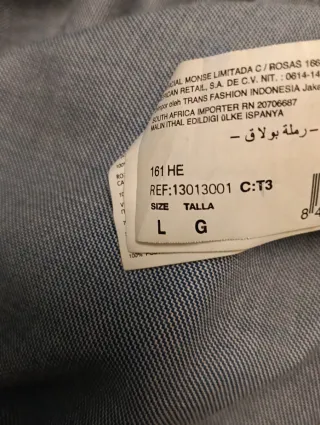 Cazadora de cuero marrón marca Mango