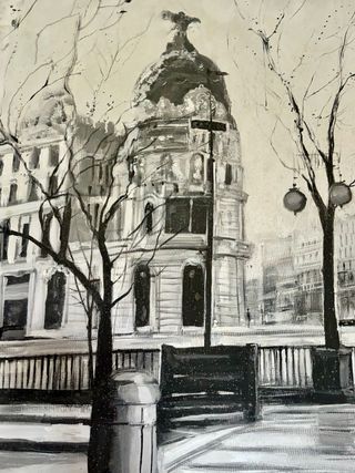 Cuadro grande Madrid