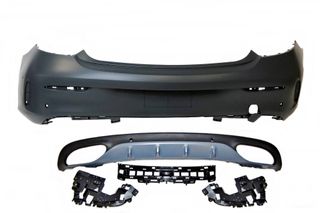 Paragolpes Trasero Mercedes W205 2P 14-18 Look Amg