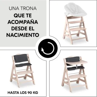 hauck Beta Plus Trona Evolutiva Madera de haya