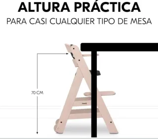 hauck Beta Plus Trona Evolutiva Madera de haya