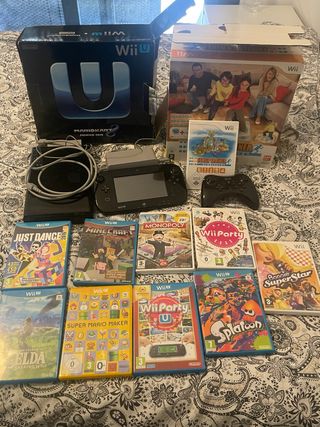 Nintendo Wii U + Juegos y Accesorios
