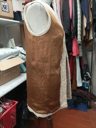 Chaleco de astracán natural talla 38