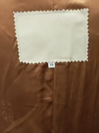 Chaleco de astracán natural talla 38