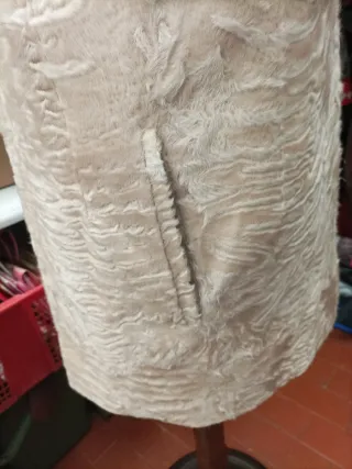 Chaleco de astracán natural talla 38