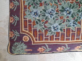 Pack 2 fundas de cojín estilo vintage tapiz floral