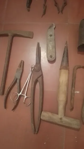 Lote herramientas antiguas