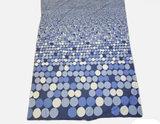 2 Fundas de edredón 90cm azul y blanco