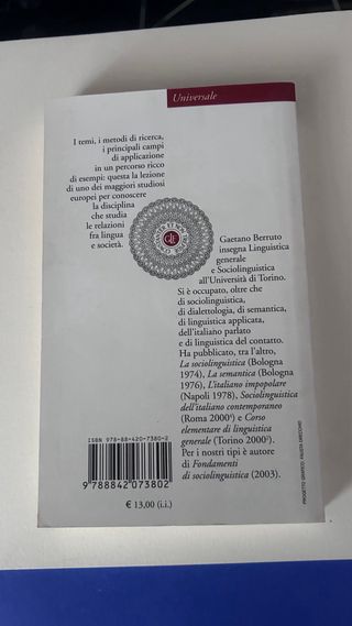 Prima lezione di sociolinguistica