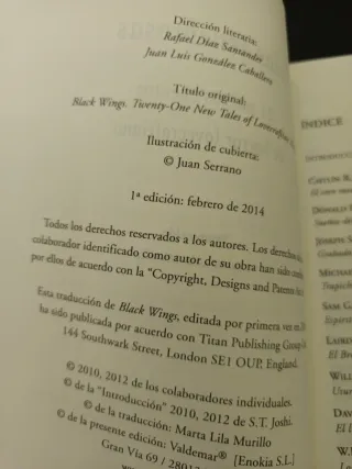 Alas tenebrosas: 21 nuevos cuentos de horror lo...