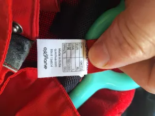 Chaqueta senderismo Quechua XL Roja