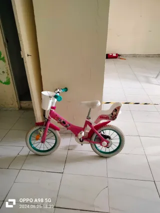 Bicicleta infantil rosa Minnie