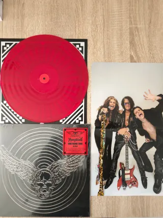 Vinilo Aerosmith Yungblud One More Time + Póster