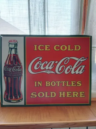 Cartel Coca-Cola Vintage Colección