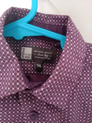 Camisa morada estampada