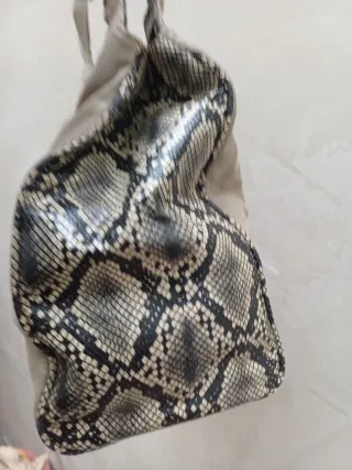 Borsa Carpisa grande beige multicolor