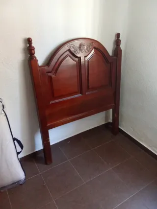 Cabecero de cama de madera 90