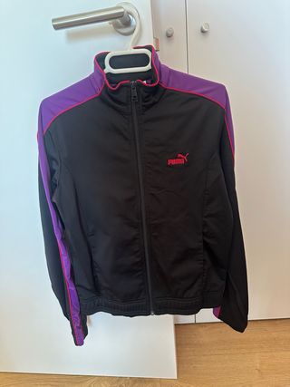 Set sportivo Puma donna nero e viola