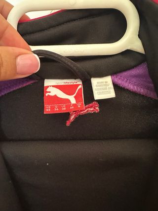 Set sportivo Puma donna nero e viola