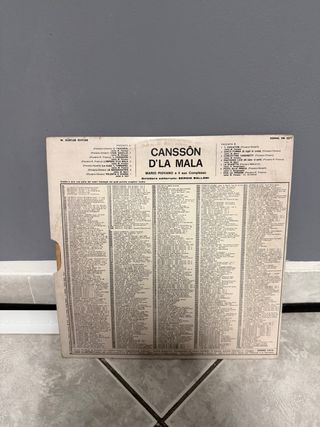 Vinile Canssòn d’la Mala