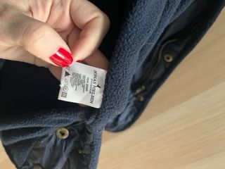 Giacca imbottita trapuntata blu navy