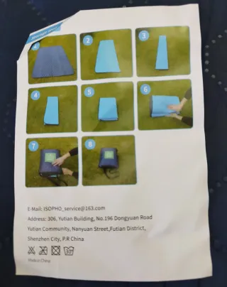 Manta de picnic azul y morada