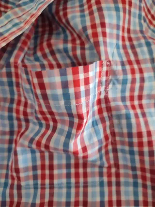 Camisa M/C Hombre Bolsillo Delantero