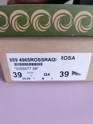 Zapatos Kaola Talla 39 Beige/Dorado