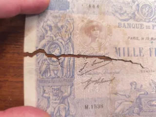 Billete 1000 Francos Francia 1921