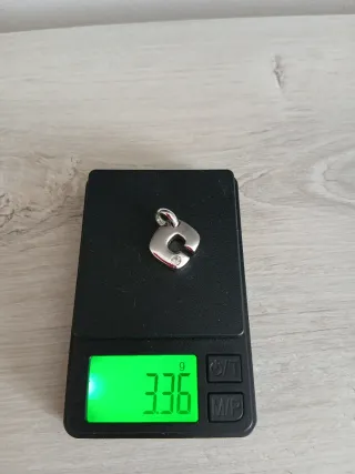 Ciondolo argento con zircone