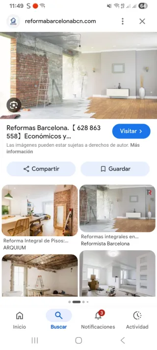 Se acen reformas  areglos de luz i de agua