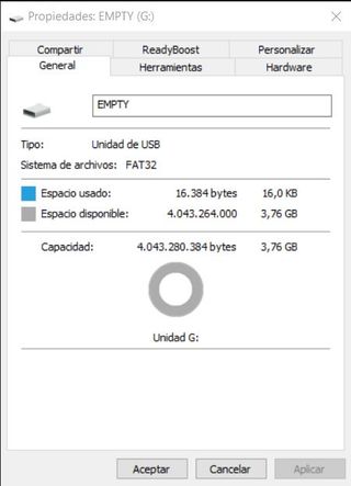 Pendrive USB 4GB Skullcandy de madera