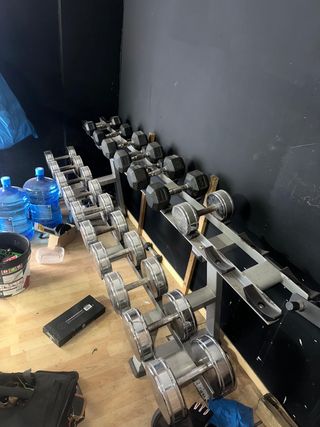 Mancuernas con soporte 3-30 kg